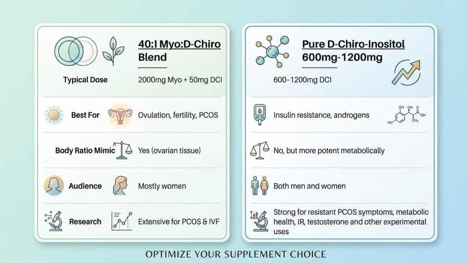 Features of Myo & DCI comparison